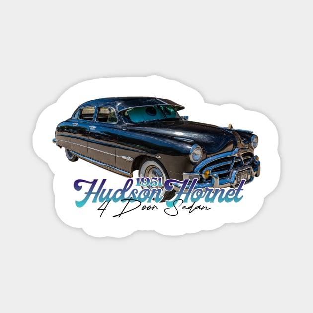 1951 Hudson Hornet 4 Door Sedan Magnet by Gestalt Imagery