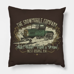 The Snowmobile Company 1922 Pillow