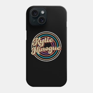 vintage circle line color Kylie Minogue Phone Case