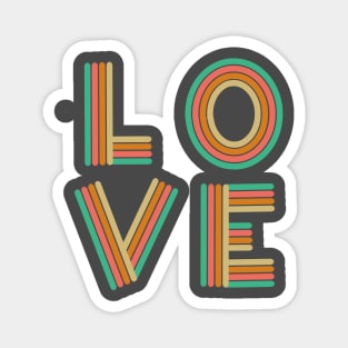 LOVE retro Magnet