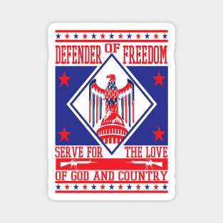 Defender Of Freedom Magnet