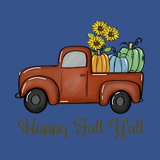 fall pumpkin truck T-Shirt