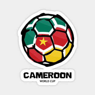 Cameroon Football Country Flag Magnet