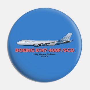 Boeing B747-400F/SCD - Sky Gates Airlines Pin