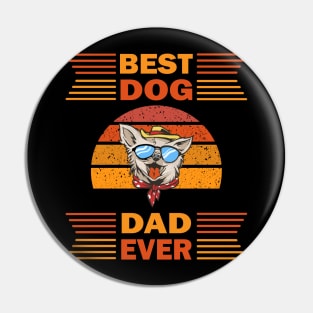 Best Dog Dad Ever Pin