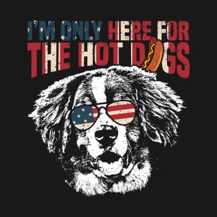 Bernese Mountain Dog Shirt Funny 4th of July T-Shirt