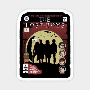 Vampires everywhere, Dwayne, David, Paul and Marko are The Lost Boys Magnet