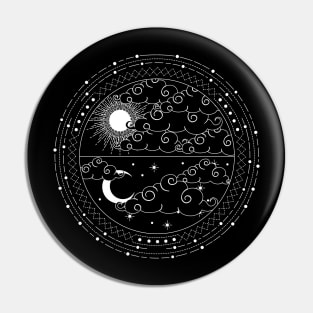 Sun and Moon | Cosmic Wedding Pin