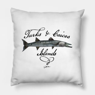 Turks & Caicos Islands Great Barracuda Pillow