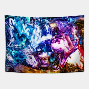 Abstract colorful crystal, gem Tapestry