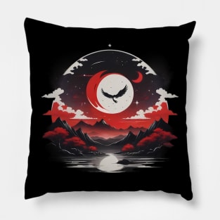 Red Moon Pillow