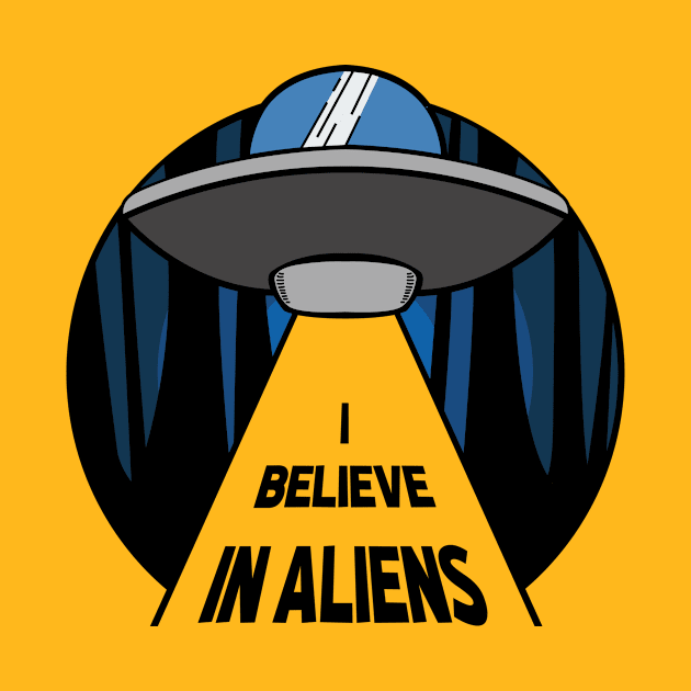 I Believe In Aliens Apparel by AwesomeDesigns