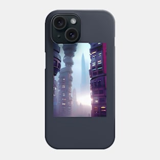 The Futuristic City. Phone Case