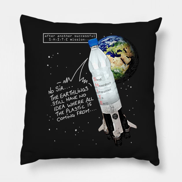 Humorous Global Warming Pillow by norules