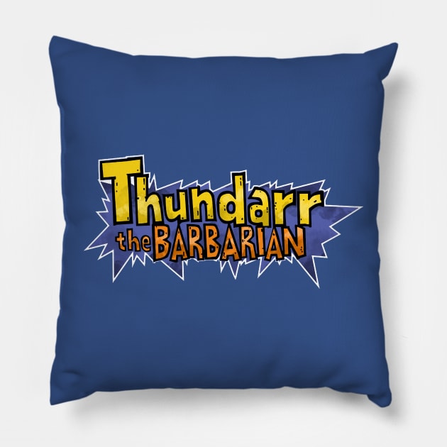 Vintage Thundarr The Barbarian / 80's Lover Pillow by Clever Alnita