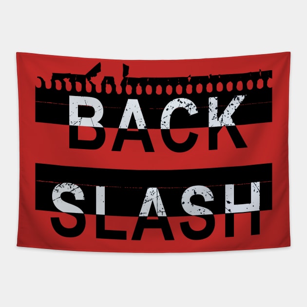 Back slash Tapestry by nidesign