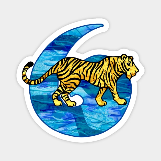 Year of the Water Tiger Magnet by Olooriel