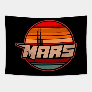 Mars mission badge space exploration conquest Tapestry