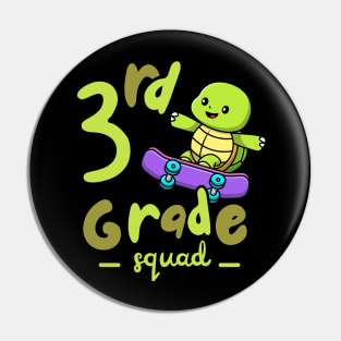 3rd grade turtle Pin