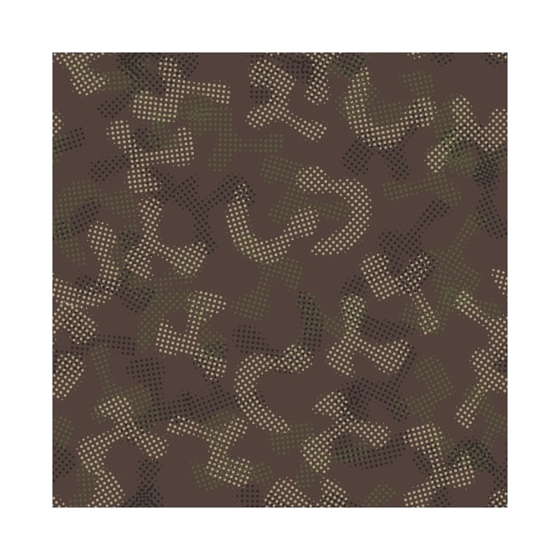 Green Camouflage Pattern by jodotodesign