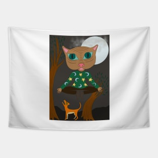 Magic Moggie Tapestry