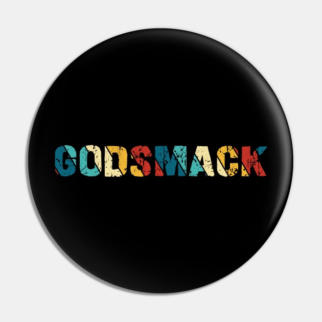 Retro Color - Godsmack Pin by Arestration