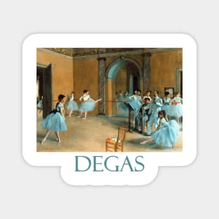 Dance Foyer at the Opera (1872) by Edgar Degas Magnet