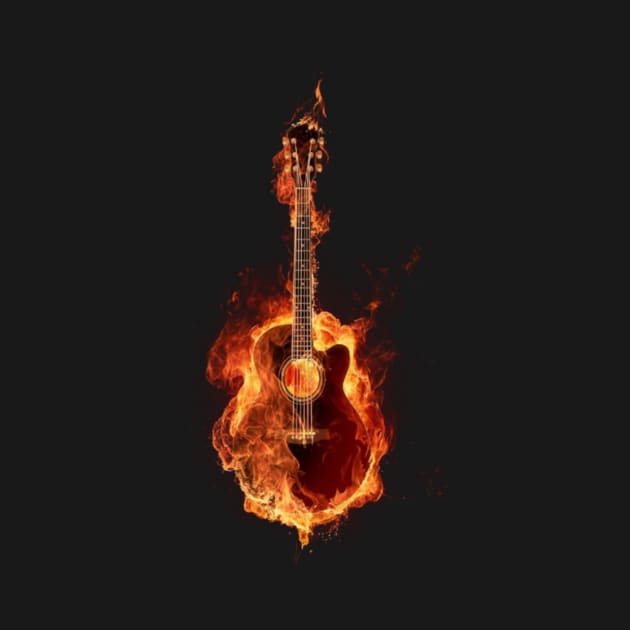 guitar fire by jesuspuig2013