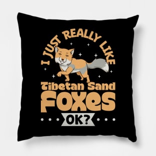 I just really love Tibetan Sand Foxes Pillow