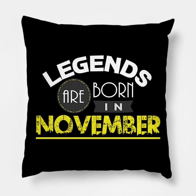 November Pillow by worshiptee