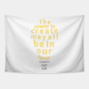 CL Motto Word Art Tapestry