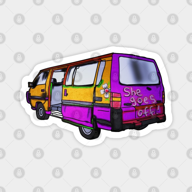 Wicked Camper Magnet by silentrob668