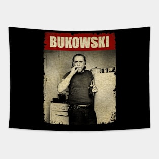 Charles Bukowski - RETRO STYLE Tapestry