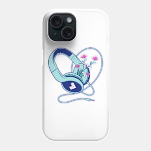 Heart Headphones Phone Case