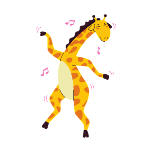 Cute Dancing Giraffe T-Shirt