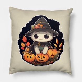 Halloween Kitten Pillow