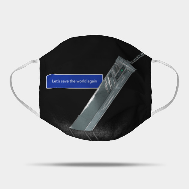 Let S Save The World Again Final Fantasy 7 Mask Teepublic