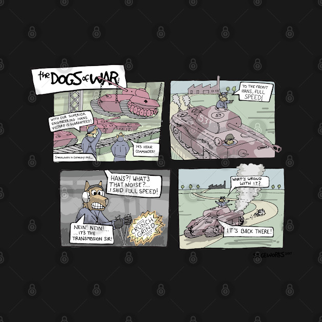 Disover The Dogs of War: Comic #1 - Tank - T-Shirt