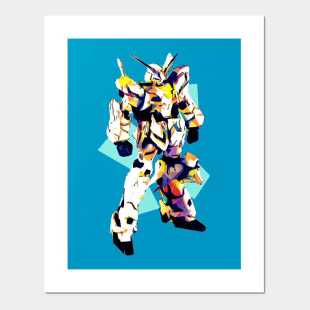 Unicorn Gundam Popart Unicorn Posters And Art Prints Teepublic