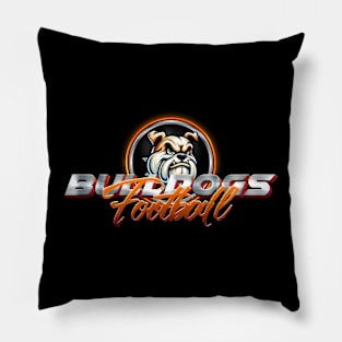 Bulldogs Football Pillow