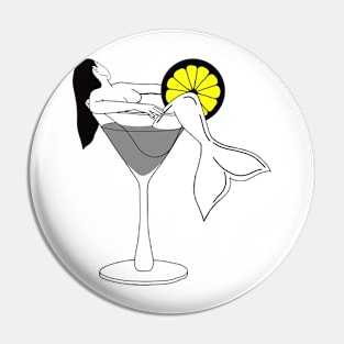 Mermaid Martini Pin