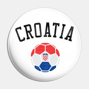 Croatia Soccer Team Heritage Flag Pin