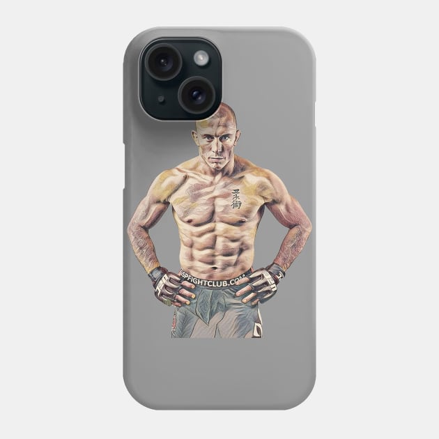 Georges The Rush St Pierre Phone Case by FightIsRight