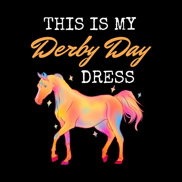 This Is My Derby Day dress Colorful Horse Racing by Davidsmith