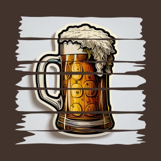 Beer Illustration T-Shirt