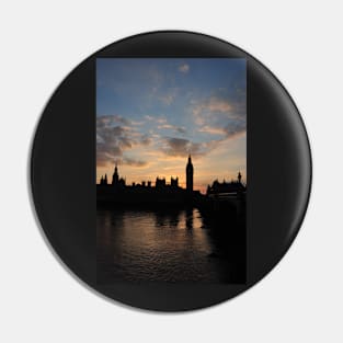 Big Ben - Houses of Parliament sunset Pin