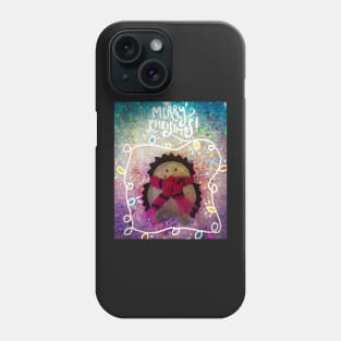 Christmas Hedgehog No. 4 Phone Case