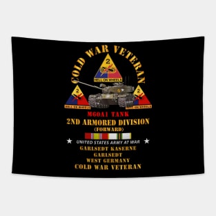 Cold War Vet - 2nd Armored Division - Garlstedt, Germany - M60A1 Tank w COLD SVC Tapestry