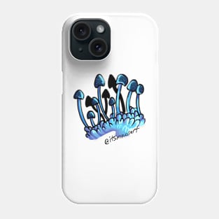 Blue Mushroom Phone Case