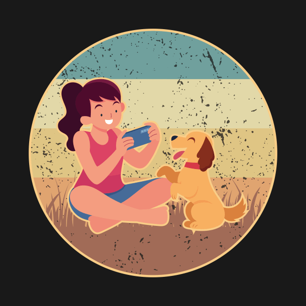 Just A Girl And Her Dog by GShow